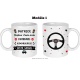 Mug moniteur/monitrice auto-école personnalisé au prénom de votre choix