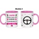 Mug moniteur/monitrice auto-école personnalisé au prénom de votre choix