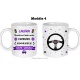 Mug moniteur/monitrice auto-école personnalisé au prénom de votre choix