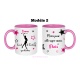 Mug coach de twirling personnalisé