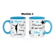 Mug coach de twirling personnalisé