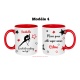 Mug coach de twirling personnalisé