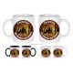 Mug chasseur personnalisé, texte au choix