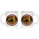 Mug chasseur personnalisé, texte au choix