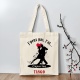 Tote bag personnalisé J'peux pas j'ai Salsa, bachata, danse, rock, valse, tango