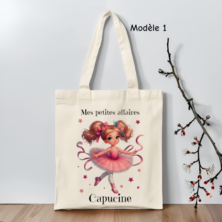 Tote bag personnalisé danse pour enfant