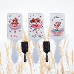Brosse cheveux pour enfant personnalisé thème danse