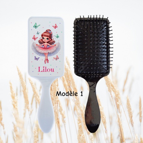 Brosse cheveux pour enfant personnalisé thème danse