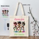 Tote bag + brosse personnalisée J'peux pas j'ai zumba