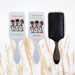 Brosse cheveux J'peux pas j'ai zumba à personnaliser