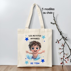 Tote bag natation fille ou garçon personnalisé