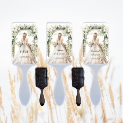 Brosse cheveux personnalisée pour témoin, EVJF, demoiselle d'honneur