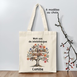 Sac de bibliothèque personnalisable