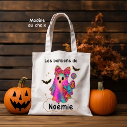 Tote bag halloween personnalisé