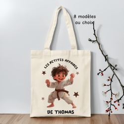 Tote bag judo/karaté fille ou garçon personnalisé