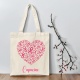 Tote bag Octobre rose avec ou sans prénom