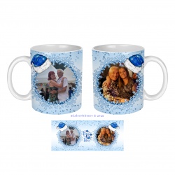 Mug Noël personnalisé – Ajoutez une photo pour un cadeau unique