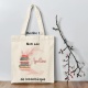 Tote bag bibliothèque personnalisé – Sac pratique pour livres et lecture