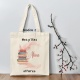 Tote bag bibliothèque personnalisé – Sac pratique pour livres et lecture