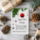 Carte de Noël à gratter personnalisée – Ajoutez votre message caché
