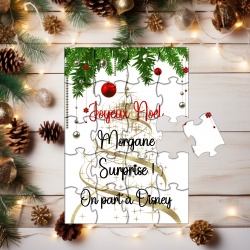 Puzzle personnalisé noël : un jeu, une surprise, un cadeau inoubliable