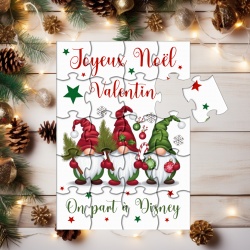 Puzzle personnalisé noël : un jeu, une surprise, un cadeau inoubliable