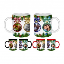 Mug Noël personnalisé – Ajoutez une photo pour un cadeau unique