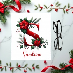 Essuie lunettes noël personnalisé – idée cadeau original