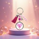Porte-clés Octobre Rose personnalisable