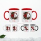 Mug Noël initiale & prénom – Tasse personnalisée alphabet, idée cadeau Noël unique