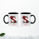 Mug Noël initiale & prénom – Tasse personnalisée alphabet, idée cadeau Noël unique