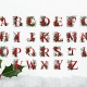 Mug Noël initiale & prénom – Tasse personnalisée alphabet, idée cadeau Noël unique
