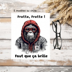 Essuie lunettes gorille personnalisé ou non – idée cadeau original