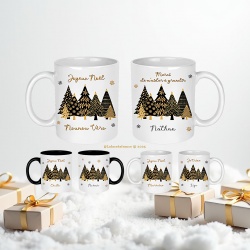 Mug Joyeux Noël personnalisé – Tasse festive, idée cadeau Noël unique