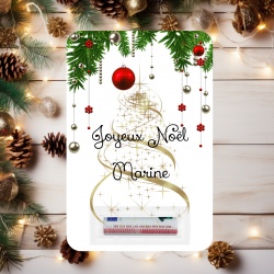 Porte-billet de Noël personnalisé 