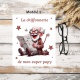 Essuie lunettes personnalisé Papy – Cadeau original pour grand-père lecteur