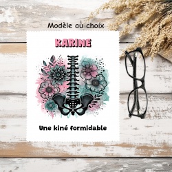 Essuie lunettes personnalisé kiné – Cadeau original kinésithérapeute