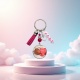 Porte-clés personnalisé photo et prénom