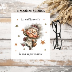 Essuie lunettes personnalisé pour Mamie