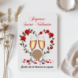 Carte à gratter personnalisée Saint-Valentin – La surprise romantique qui fait fondre le cœur