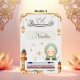 Carte cadeau Aïd Moubarak personnalisée – Porte-billet Eidiya avec prénom