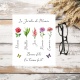 Essuie-lunettes personnalisé – Le jardin de mamie - cadeau fête des grands-mères