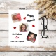 Essuie lunettes personnalisé avec photo – Cadeau photo original pour mamie, maman, papy ou papa