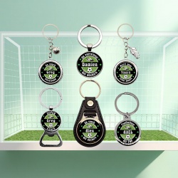 Porte clés, décapsuleur "Entraineur/ coach de foot /footballeur, personnalisable
