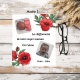 Essuie lunettes personnalisé photo – Thème coquelicot