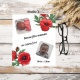 Essuie lunettes personnalisé photo – Thème coquelicot
