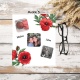 Essuie lunettes personnalisé photo – Thème coquelicot