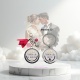 Porte clés, décapsuleur "Témoin de la mariée", "Témoin du mariée"