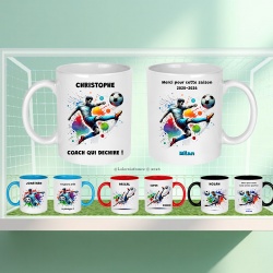 Mug Coach de Foot Personnalisé – Cadeau Original pour Entraîneur et Coach de Gardien