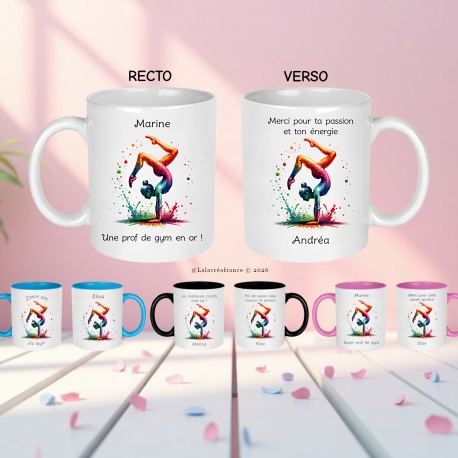Mug Coach Gymnastique Personnalisé | Cadeau Coach GRS Original